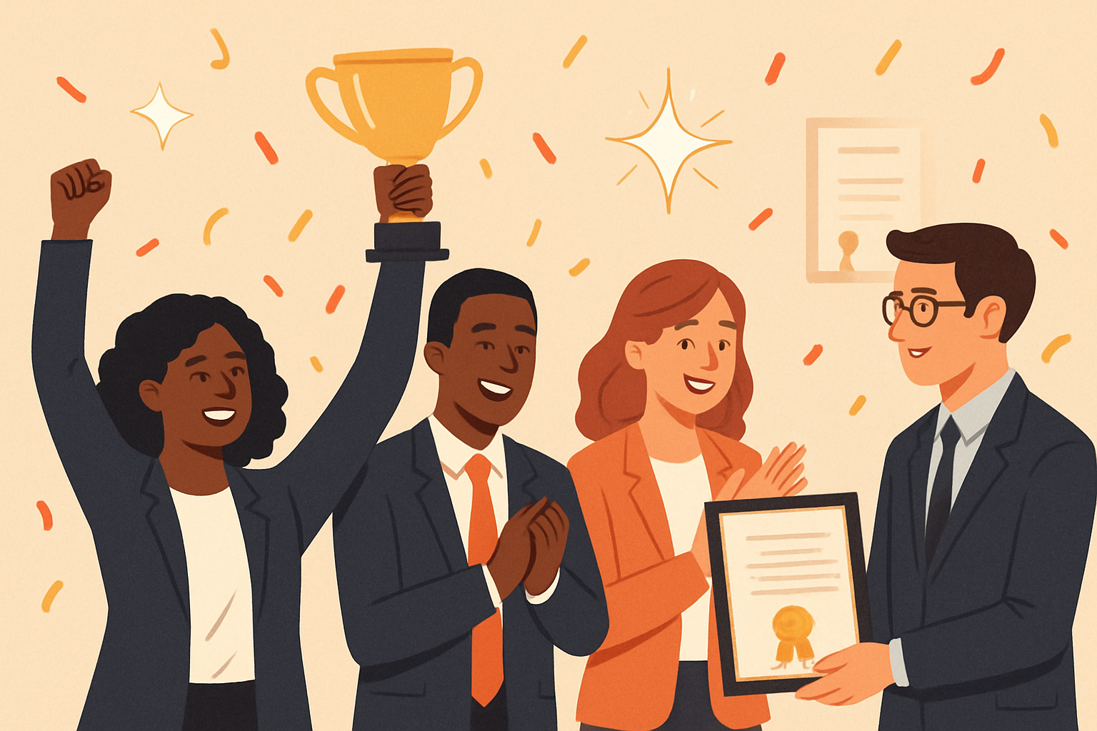 celebrating wins and nominating those who deserve to be recongized in an organization